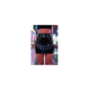 Jupe noire en simili cuir avec zip Lara